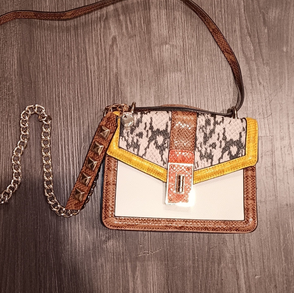 Multicolor Snakeskin Pattern Women's Bag